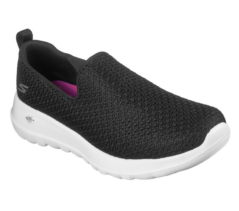 Skechers Gowalk Joy - Womens Slip On Shoes Black/White [AU-RZ3265]